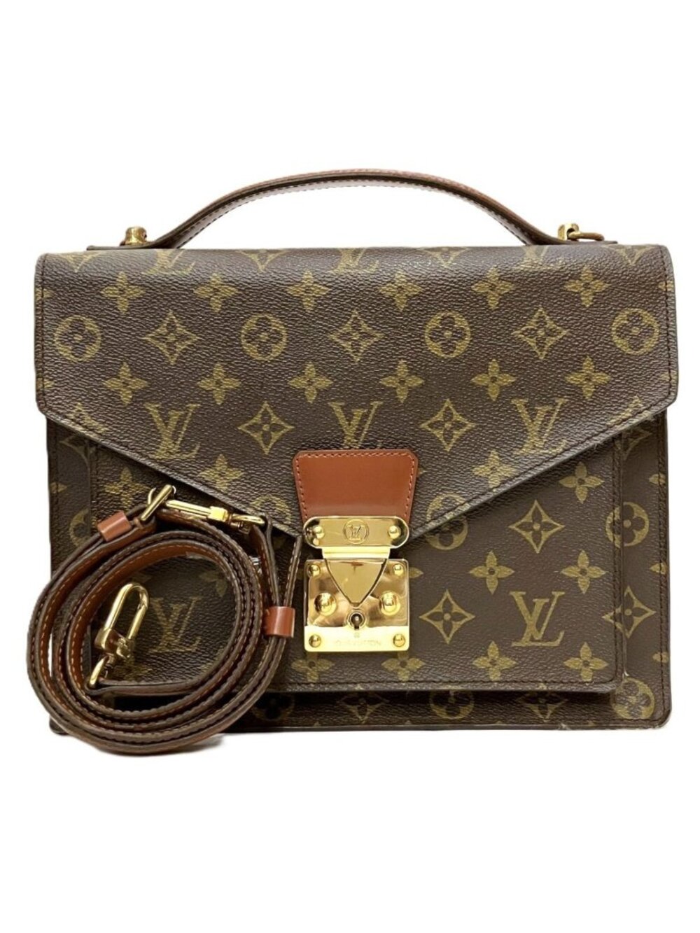 Louis Vuitton Monceau 28 Monogram Business Bag Canvas